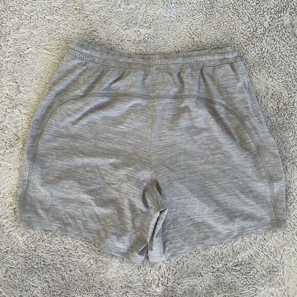 Lululemon Pace Breaker Short 7" Lined Gray Heather Sea Salt Light Cast XL M7AFWS - Picture 3 of 8